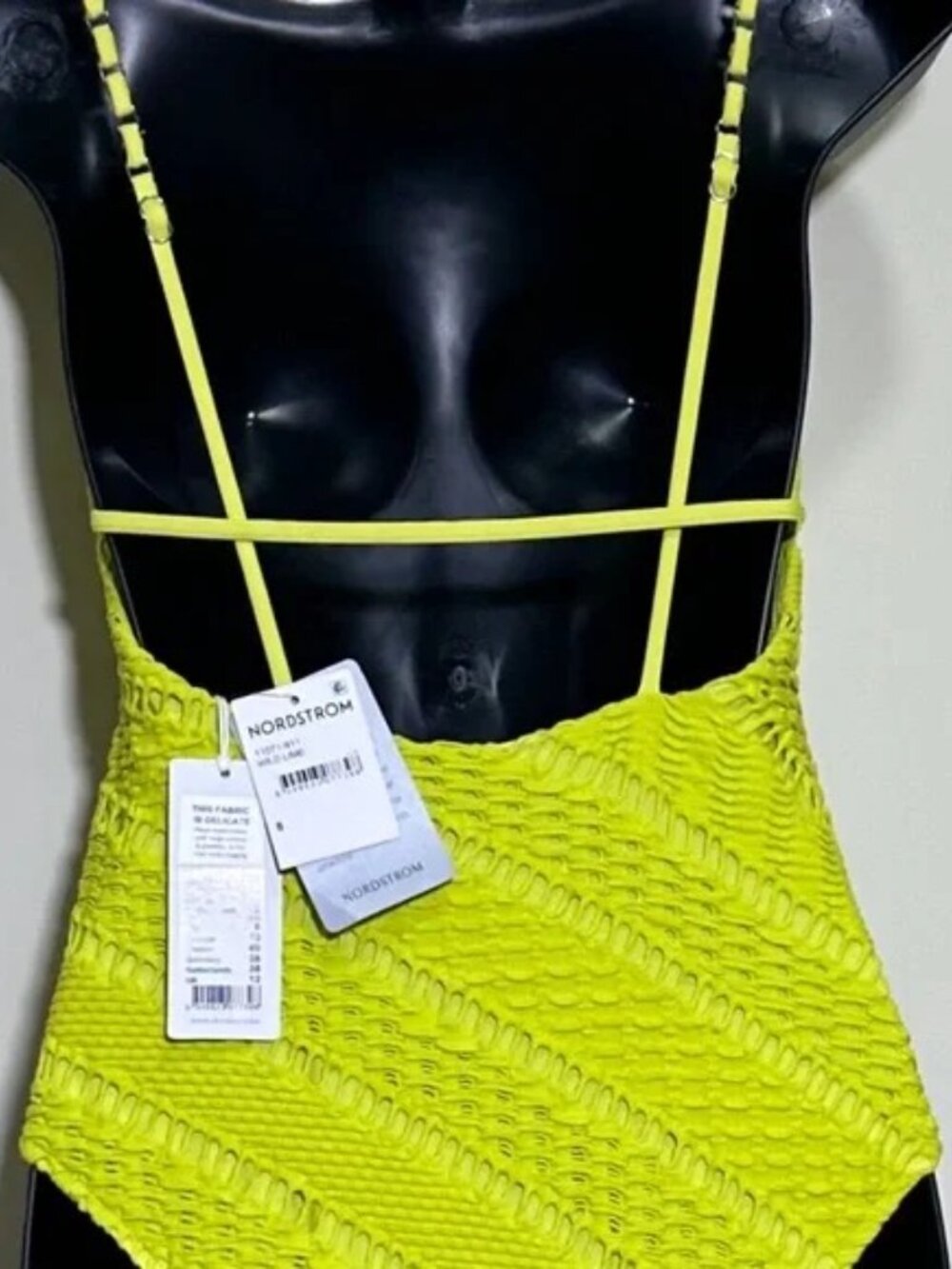 NWT SEAFOLLY Marrakesh V Neck One Piece SWIMSUIT Size US 8 Wild Lime - Picture 5 of 11